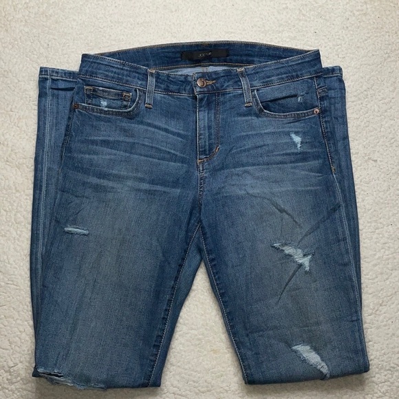 Joe’s Jeans Denim Soft Distressed Ripped Size 28 x 31 In style - Picture 3 of 9